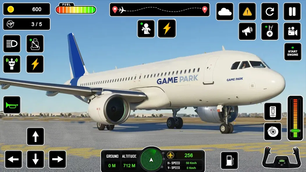 Pilot Simulator: Airplane Game MOD APK: Безлимитные деньги и все самолеты — скриншот 1 Pilot Simulator: Airplane Game MOD APK: Безлимитные деньги и все самолеты — скриншот 1