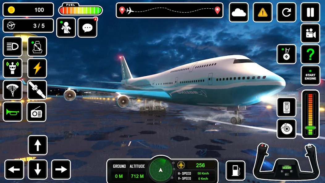 Pilot Simulator: Airplane Game MOD APK: Безлимитные деньги и все самолеты — скриншот 3 Pilot Simulator: Airplane Game MOD APK: Безлимитные деньги и все самолеты — скриншот 3
