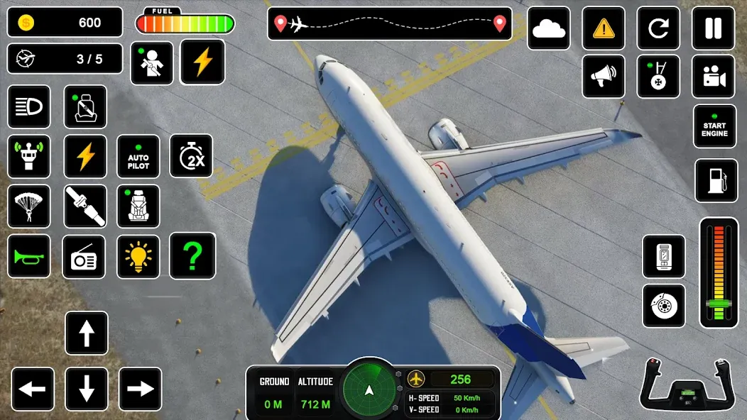 Pilot Simulator: Airplane Game MOD APK: Безлимитные деньги и все самолеты — скриншот 4 Pilot Simulator: Airplane Game MOD APK: Безлимитные деньги и все самолеты — скриншот 4