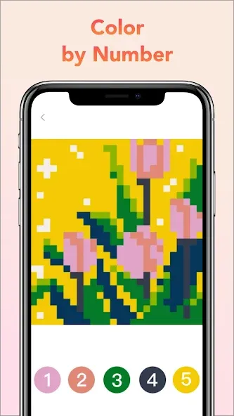 Скачать Pixel Art Book-Color By Number бесплатно — Все раскраски и подсказки открыты — скриншот 2
