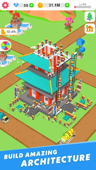 Idle Construction 3D MOD APK скачать на Андроид — Безлимитные деньги и ресурсы — скриншот 4 Idle Construction 3D MOD APK скачать на Андроид — Безлимитные деньги и ресурсы — скриншот 4