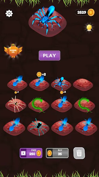 Insect Domination MOD APK скачать на Андроид — Безлимитные ресурсы и улучшения — скриншот 2 Insect Domination MOD APK скачать на Андроид — Безлимитные ресурсы и улучшения — скриншот 2