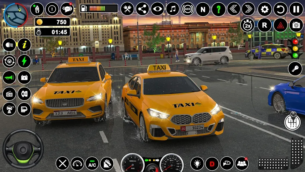 Russian Taxi Driving Simulator — последняя версия с модом (Безлимитные деньги и все машины открыты) — скриншот 5 Russian Taxi Driving Simulator — последняя версия с модом (Безлимитные деньги и все машины открыты) — скриншот 5