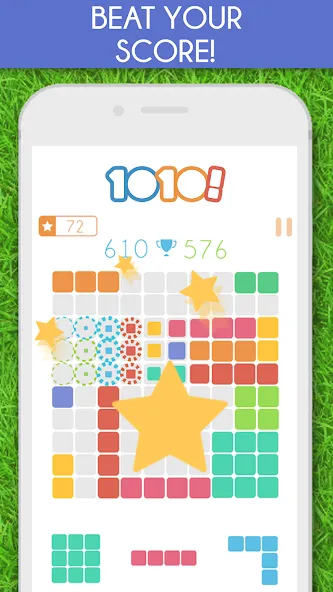 1010! Block Puzzle Game взломанный APK — Без рекламы и бесконечные подсказки — скриншот 2 1010! Block Puzzle Game взломанный APK — Без рекламы и бесконечные подсказки — скриншот 2