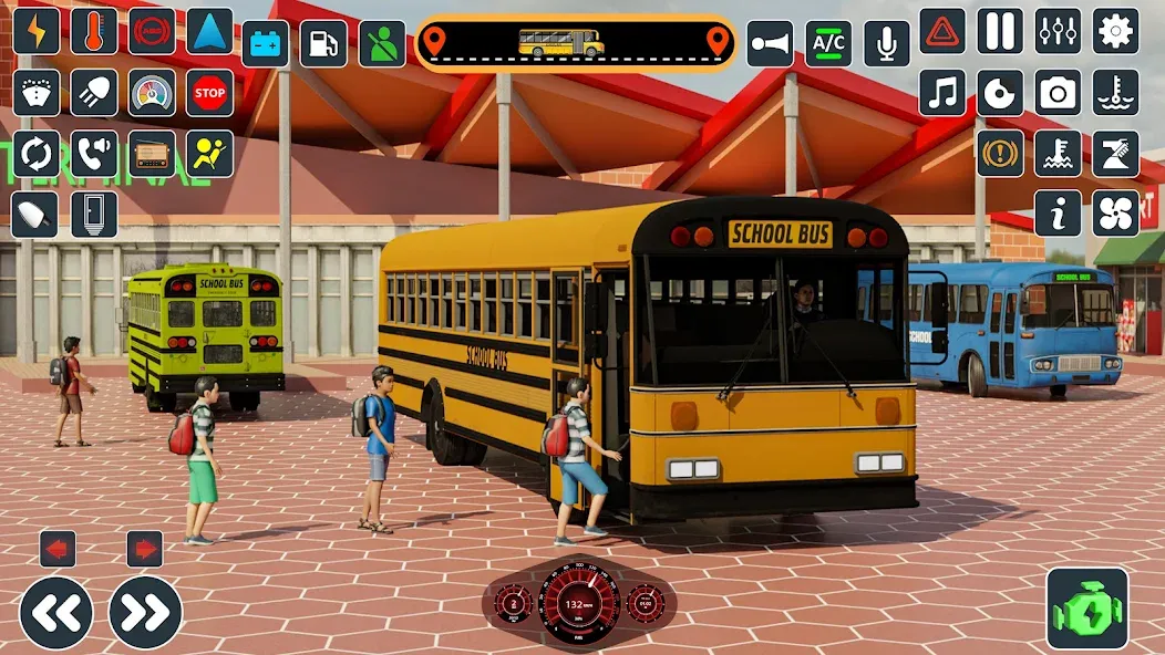 Скачать School Bus 3d : City Bus Games — Безлимитные деньги и все автобусы — скриншот 2 Скачать School Bus 3d : City Bus Games — Безлимитные деньги и все автобусы — скриншот 2