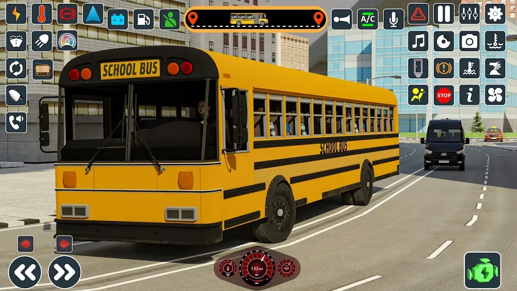 Скачать School Bus 3d : City Bus Games — Безлимитные деньги и все автобусы — скриншот 5 Скачать School Bus 3d : City Bus Games — Безлимитные деньги и все автобусы — скриншот 5