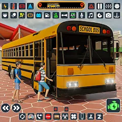 Скачать School Bus 3d : City Bus Games — Безлимитные деньги и все автобусы
