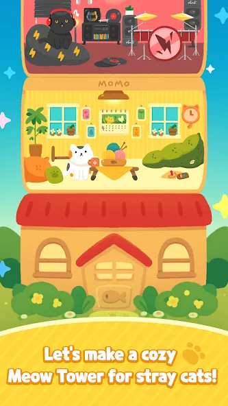 Скачать Meow Tower: Nonogram (Picross] на Андроид с модом — Безлимитные подсказки и открыты уровни — скриншот 1
