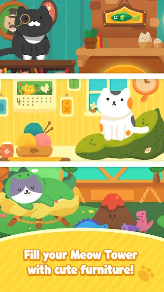 Скачать Meow Tower: Nonogram (Picross] на Андроид с модом — Безлимитные подсказки и открыты уровни — скриншот 2