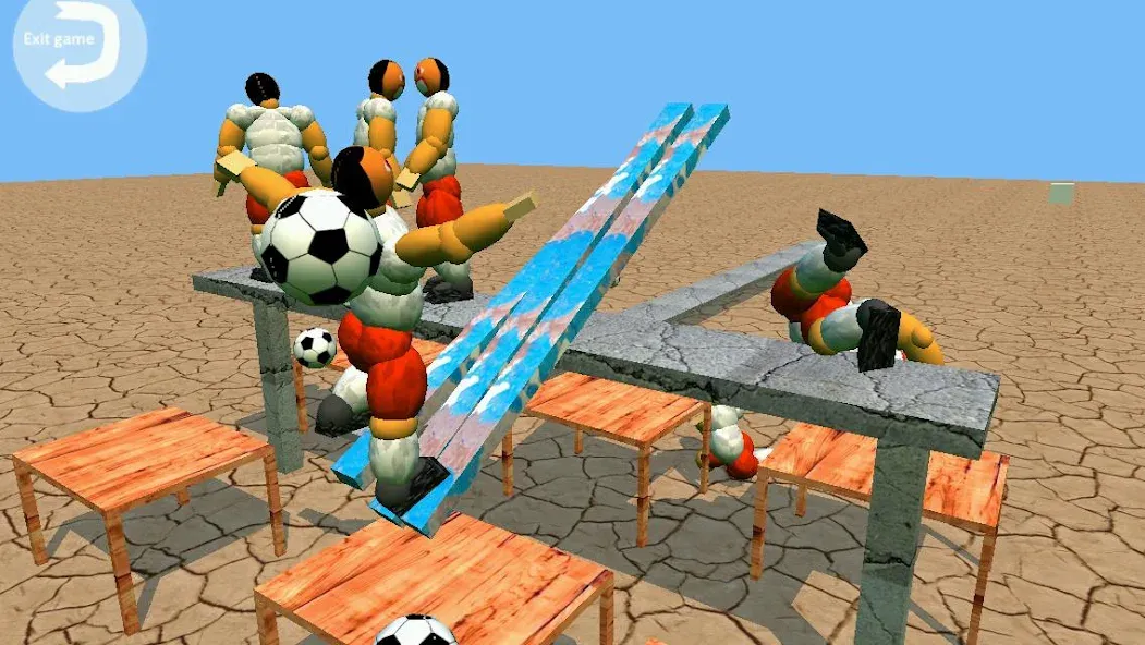 Goofball Goals Soccer Game 3D — последняя версия с модом (Безлимитные деньги и все мячи) — скриншот 5 Goofball Goals Soccer Game 3D — последняя версия с модом (Безлимитные деньги и все мячи) — скриншот 5
