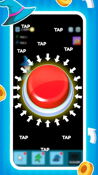 Green button: Press the Button (Мод: Без рекламы и бесконечные нажатия) — скачать на Андроид — скриншот 1 Green button: Press the Button (Мод: Без рекламы и бесконечные нажатия) — скачать на Андроид — скриншот 1