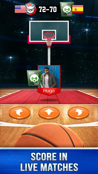Скачать мод Basketball Rivals: Sports Game — Безлимитные деньги и энергия — скриншот 1 Скачать мод Basketball Rivals: Sports Game — Безлимитные деньги и энергия — скриншот 1