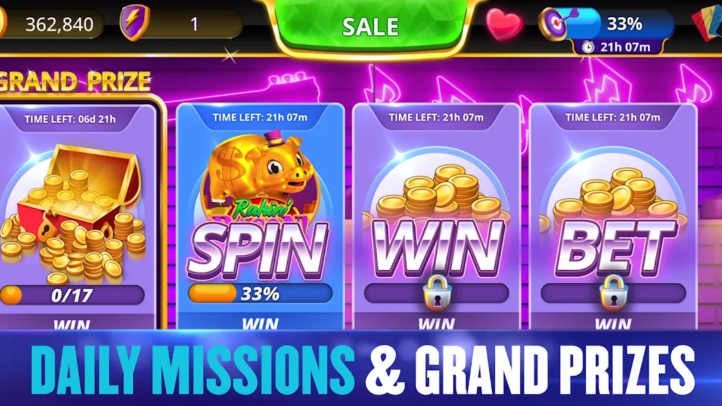 Hard Rock Jackpot Casino взлом на Андроид — Безлимитные монеты и бонусы — скриншот 3