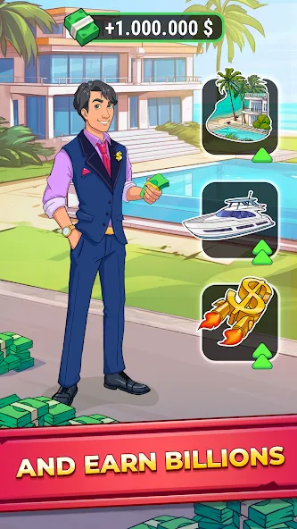 Мод Rich Inc. Business & Idle Life — Много денег и алмазов, скачать APK — скриншот 2 Мод Rich Inc. Business & Idle Life — Много денег и алмазов, скачать APK — скриншот 2