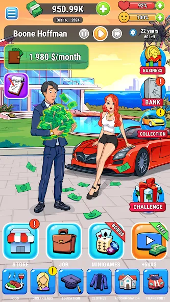 Мод Rich Inc. Business & Idle Life — Много денег и алмазов, скачать APK — скриншот 5 Мод Rich Inc. Business & Idle Life — Много денег и алмазов, скачать APK — скриншот 5