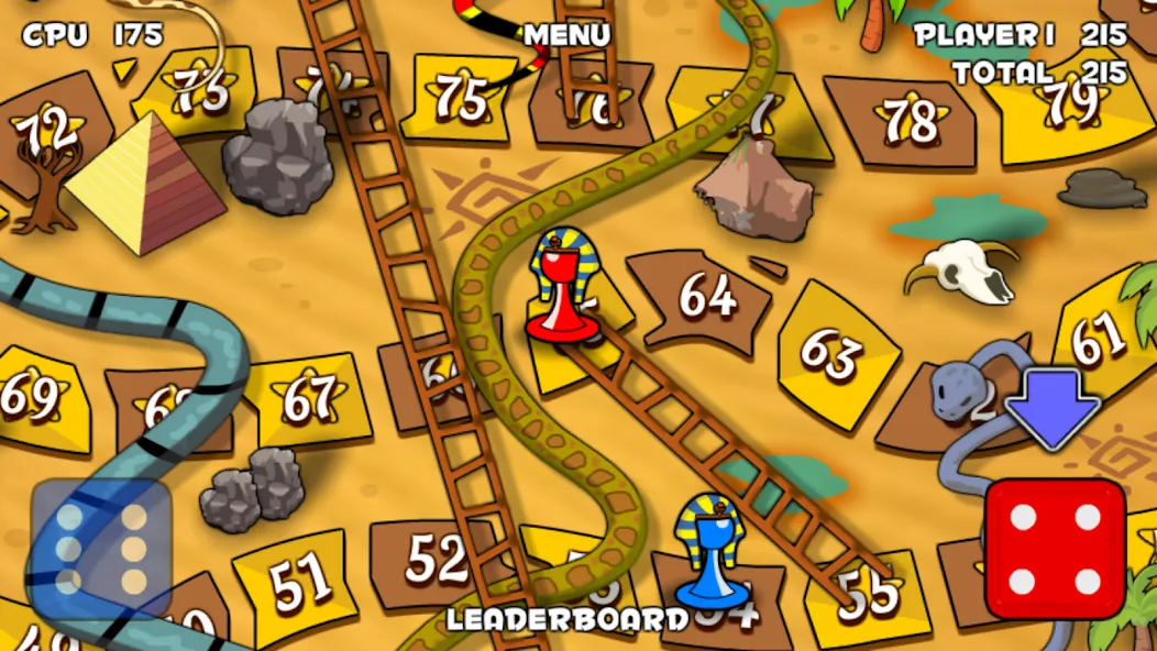 Snakes and Ladders — взломанная версия, Без рекламы и бесконечные ходы — скриншот 5 Snakes and Ladders — взломанная версия, Без рекламы и бесконечные ходы — скриншот 5