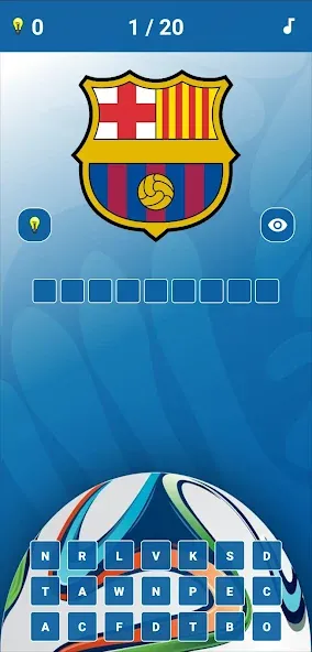 Soccer Clubs Logo Quiz взлом APK — Открыты все футбольные клубы — скриншот 1