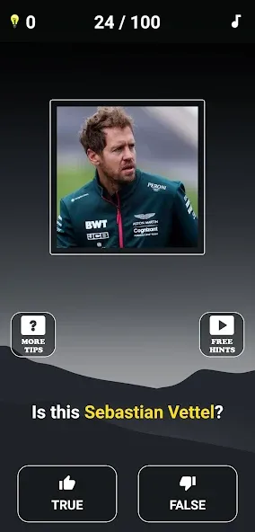 Formula 1:Guess F1 Driver Quiz мод на Андроид: Все гонщики разблокированы — скриншот 3