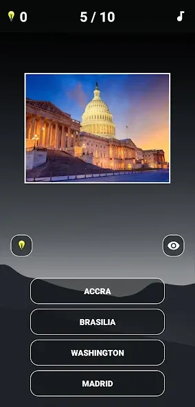 Capitals of the World - Quiz 1 MOD APK: Открыты все столицы и уровни — скриншот 4 Capitals of the World - Quiz 1 MOD APK: Открыты все столицы и уровни — скриншот 4