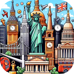 Capitals of the World - Quiz 1 MOD APK: Открыты все столицы и уровни