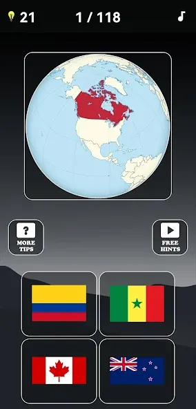 Guess the World Map Quiz MOD APK: Открыты все страны и уровни — скриншот 2 Guess the World Map Quiz MOD APK: Открыты все страны и уровни — скриншот 2