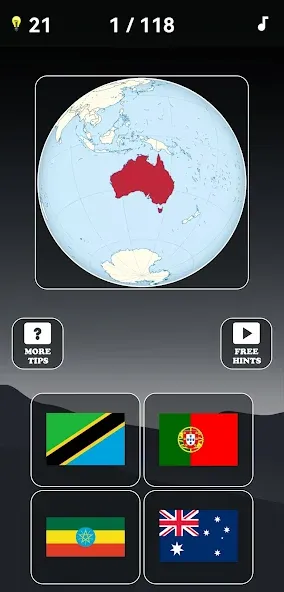 Guess the World Map Quiz MOD APK: Открыты все страны и уровни — скриншот 4 Guess the World Map Quiz MOD APK: Открыты все страны и уровни — скриншот 4