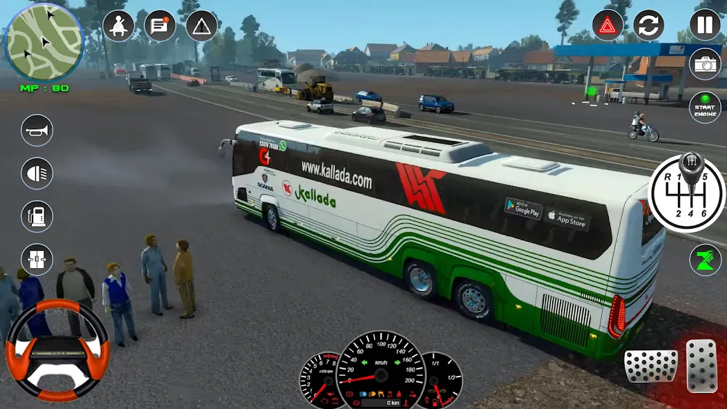 Bus Simulator 2023 - City Bus MOD APK: Безлимитные деньги и все автобусы — скриншот 4 Bus Simulator 2023 - City Bus MOD APK: Безлимитные деньги и все автобусы — скриншот 4