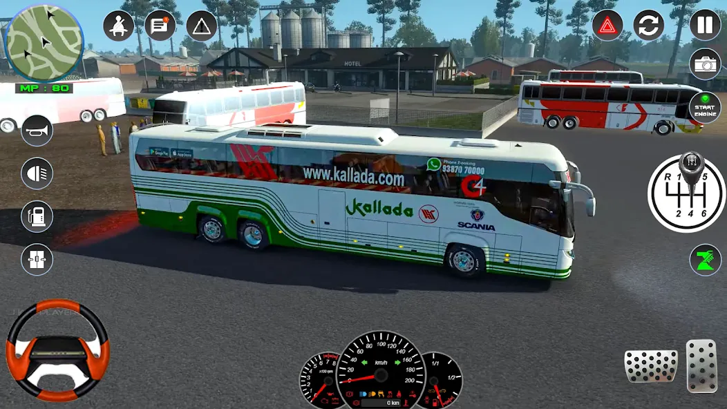 Bus Simulator 2023 - City Bus MOD APK: Безлимитные деньги и все автобусы — скриншот 5 Bus Simulator 2023 - City Bus MOD APK: Безлимитные деньги и все автобусы — скриншот 5