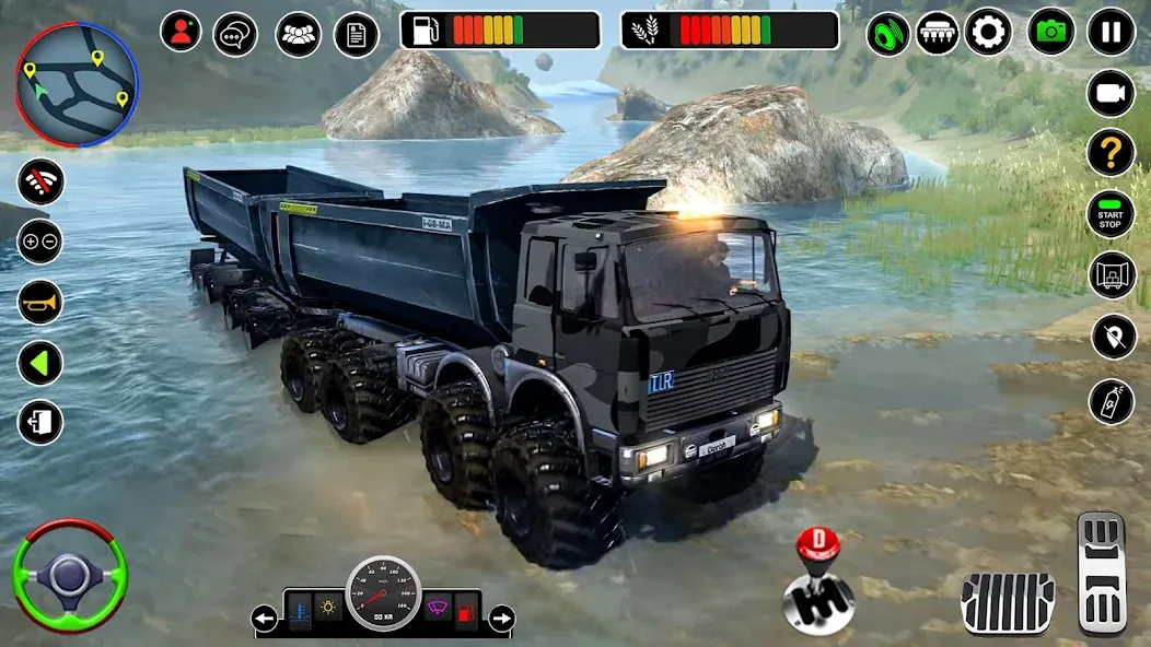 Offroad Mud Truck Simulator 3D — скачать мод: Безлимитные деньги и топливо — скриншот 2