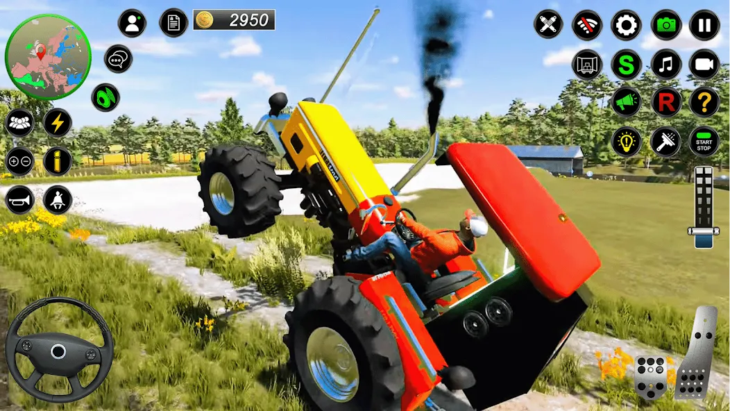 Real Farmer Tractor Drive Game взлом на Андроид — Безлимитные деньги и топливо — скриншот 1