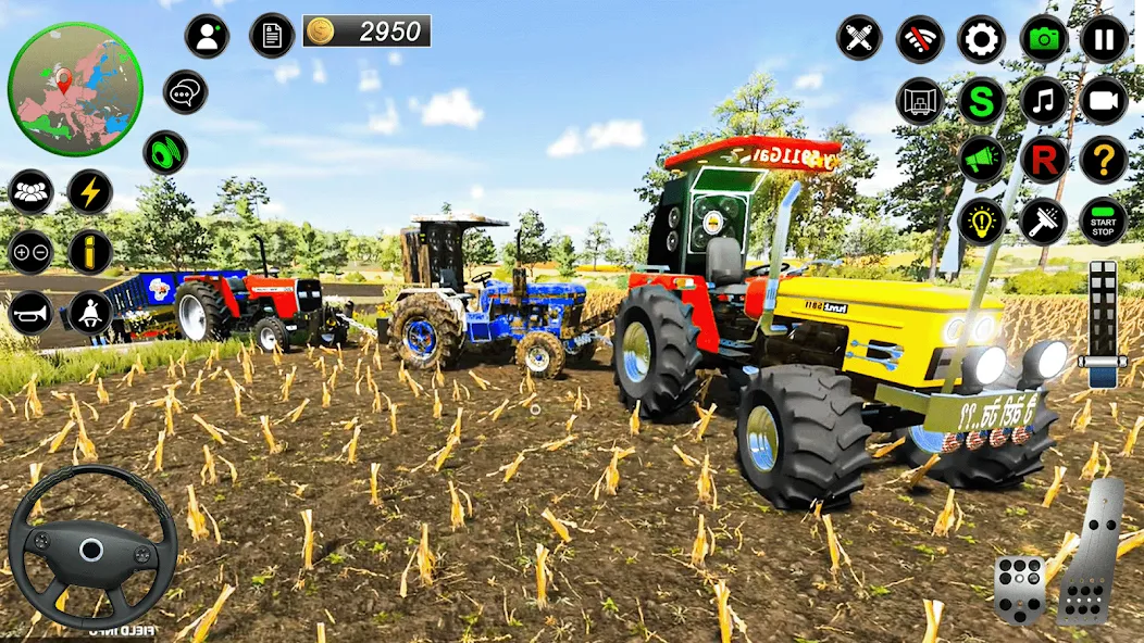 Real Farmer Tractor Drive Game взлом на Андроид — Безлимитные деньги и топливо — скриншот 4