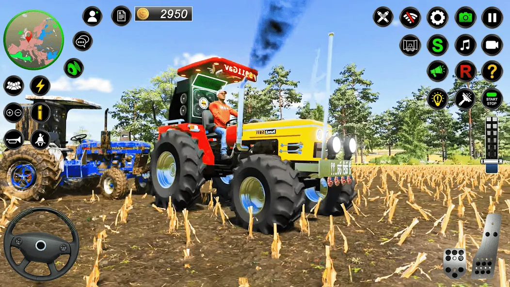 Real Farmer Tractor Drive Game взлом на Андроид — Безлимитные деньги и топливо — скриншот 5
