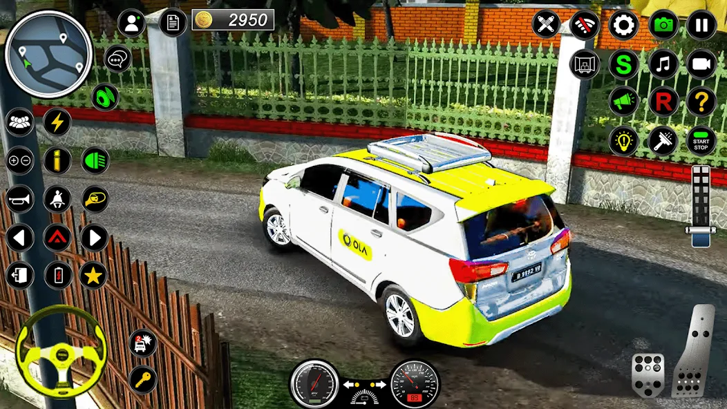 City Taxi Games Taxi Simulator — взломанная версия, Безлимитные деньги и топливо — скриншот 1