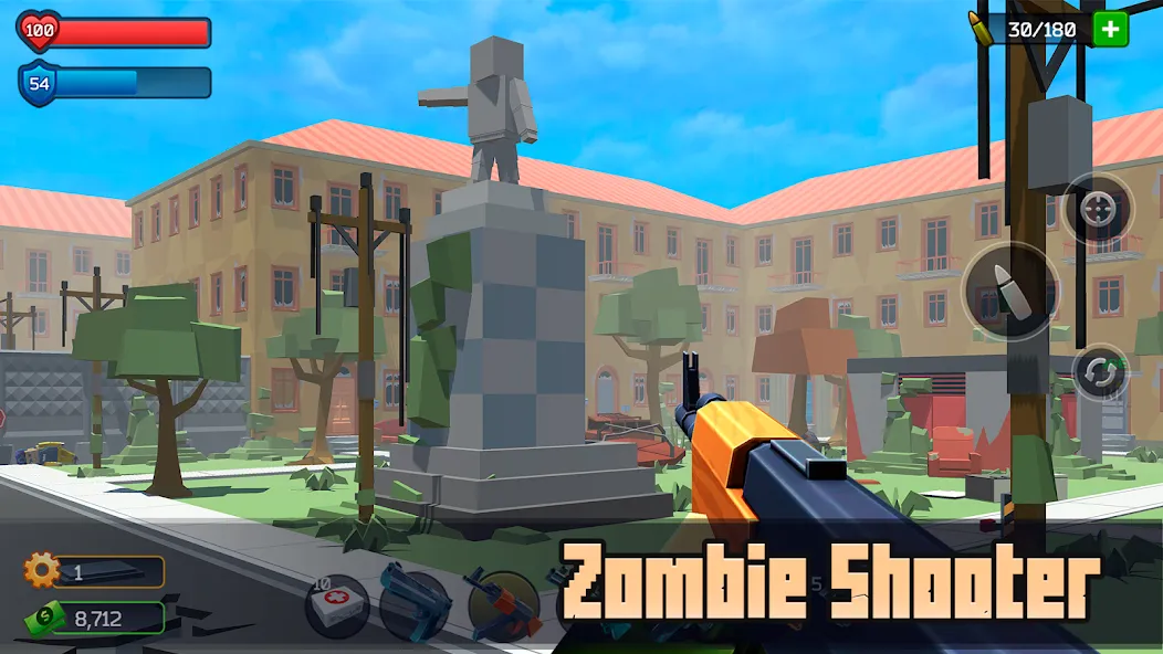 Скачать мод Pixel Combat: Zombies Strike — Много денег и мощное оружие — скриншот 5