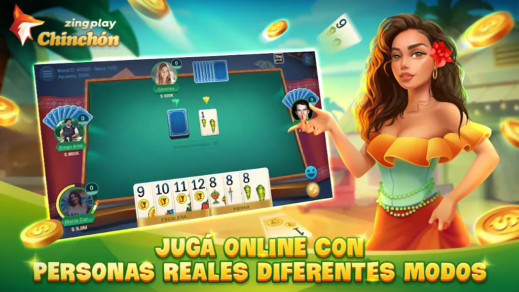 Скачать ChinChón Zingplay Juego Online последней версии — Безлимитные монеты и быстрый прогресс — скриншот 1 Скачать ChinChón Zingplay Juego Online последней версии — Безлимитные монеты и быстрый прогресс — скриншот 1