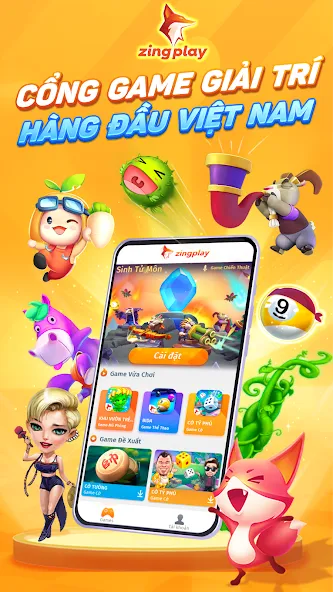 Скачать ZingPlay HD Cổng game giải trí бесплатно — Безлимитные монеты и бонусы — скриншот 1 Скачать ZingPlay HD Cổng game giải trí бесплатно — Безлимитные монеты и бонусы — скриншот 1