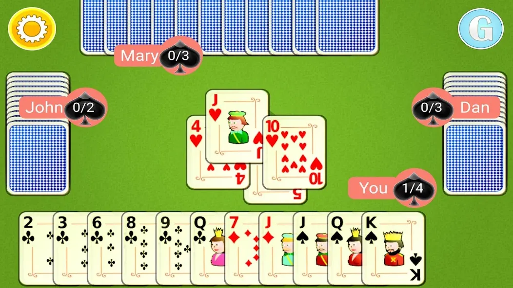 Скачать Spades Mobile мод — Без рекламы и бесконечные монеты — скриншот 5 Скачать Spades Mobile мод — Без рекламы и бесконечные монеты — скриншот 5