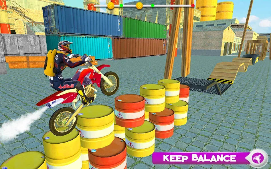 Motor Bike Stunt Racing Games — последняя версия с модом (Безлимитные деньги и все байки) — скриншот 4