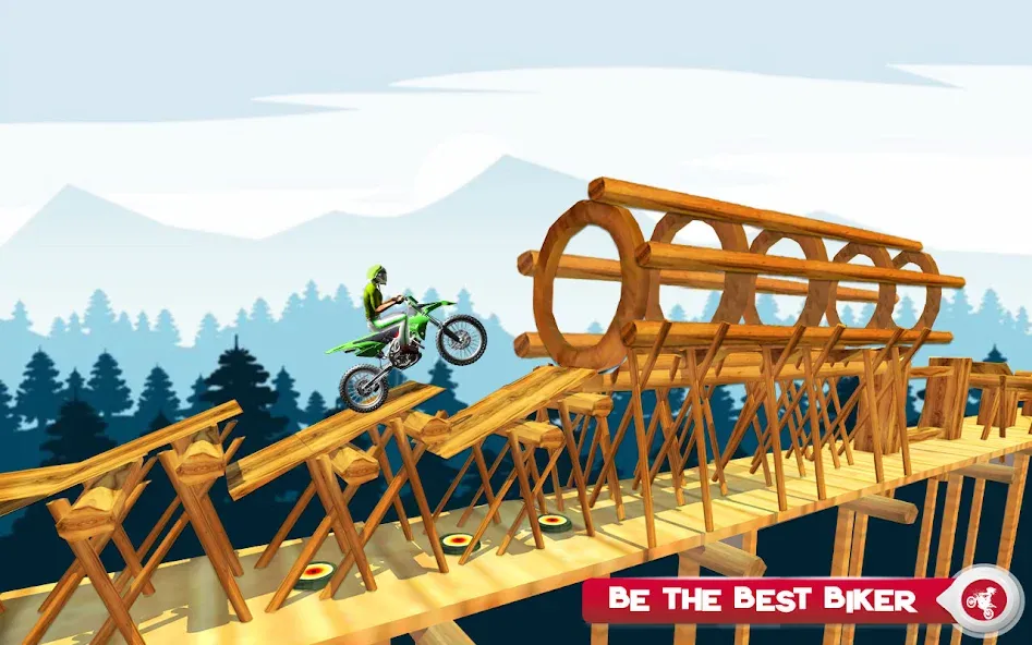 Motor Bike Stunt Racing Games — последняя версия с модом (Безлимитные деньги и все байки) — скриншот 5