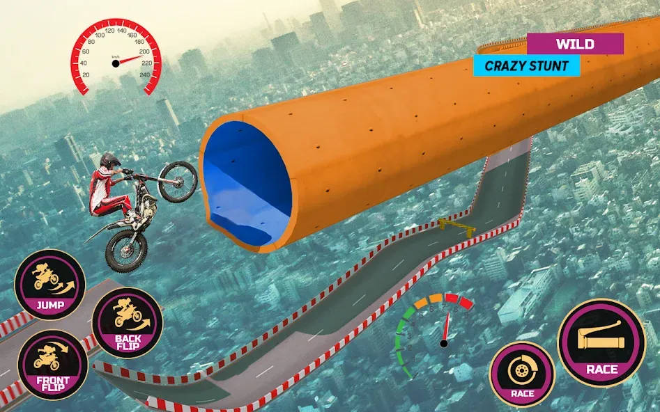 Скачать взлом Racing Bike Stunt Games Master — Безлимитные деньги и всё открыто — скриншот 3 Скачать взлом Racing Bike Stunt Games Master — Безлимитные деньги и всё открыто — скриншот 3
