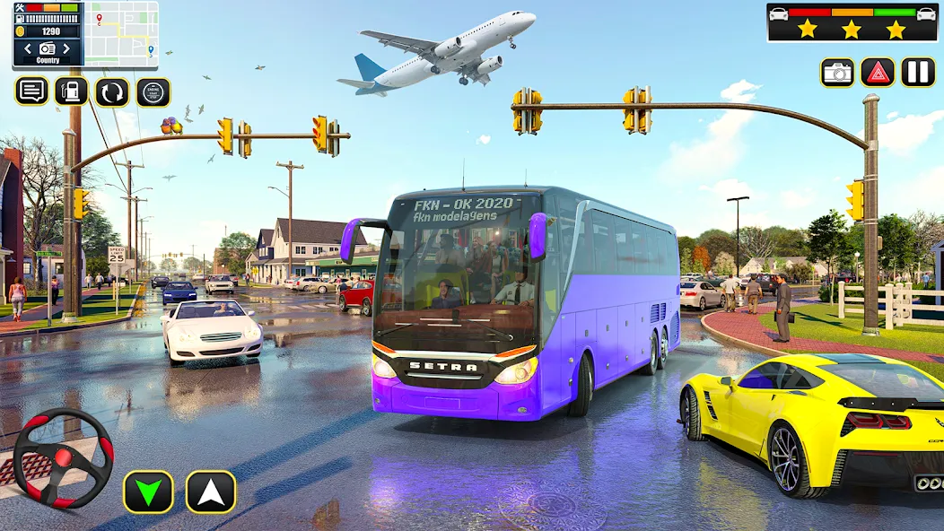 Скачать City Bus Simulator Bus Games на Андроид с модом — Безлимитные деньги и все автобусы открыты — скриншот 2 Скачать City Bus Simulator Bus Games на Андроид с модом — Безлимитные деньги и все автобусы открыты — скриншот 2