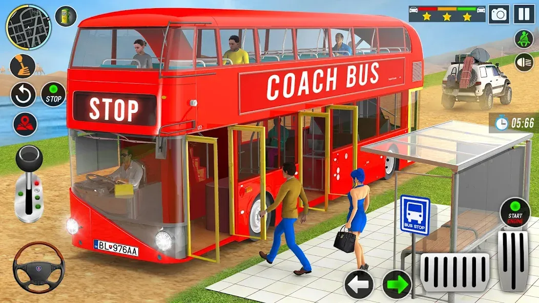 Скачать City Bus Simulator Bus Games на Андроид с модом — Безлимитные деньги и все автобусы открыты — скриншот 3 Скачать City Bus Simulator Bus Games на Андроид с модом — Безлимитные деньги и все автобусы открыты — скриншот 3