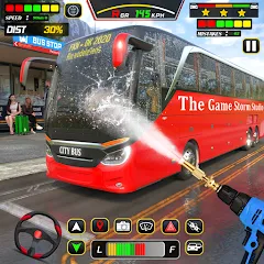Скачать City Bus Simulator Bus Games на Андроид с модом — Безлимитные деньги и все автобусы открыты