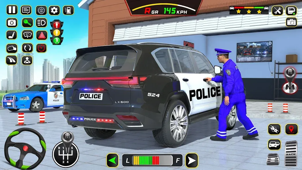 Скачать Police Car Driving School Game последней версии — Безлимитные деньги и все машины — скриншот 2 Скачать Police Car Driving School Game последней версии — Безлимитные деньги и все машины — скриншот 2
