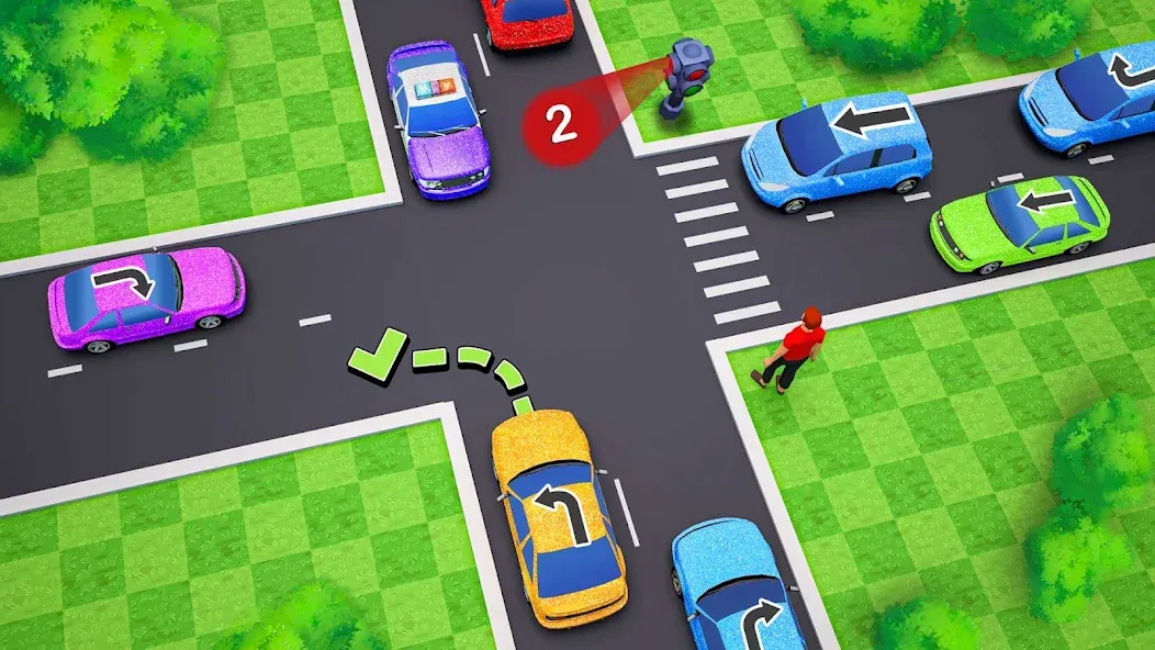 Traffic Jam - Car Escape Games взломанный APK — Без рекламы и бесконечные подсказки — скриншот 4