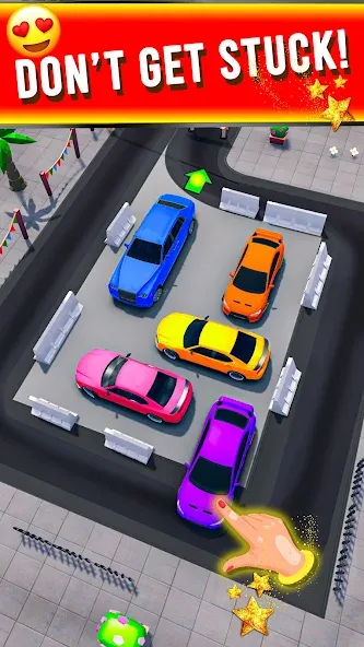 Traffic Jam - Car Escape Games взломанный APK — Без рекламы и бесконечные подсказки — скриншот 5