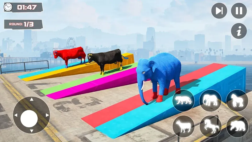 Скачать GT Animal 3D: Racing Game мод — Безлимитные деньги и топливо — скриншот 2