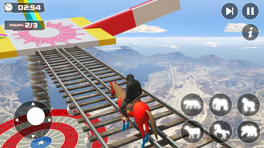Скачать GT Animal 3D: Racing Game мод — Безлимитные деньги и топливо — скриншот 3