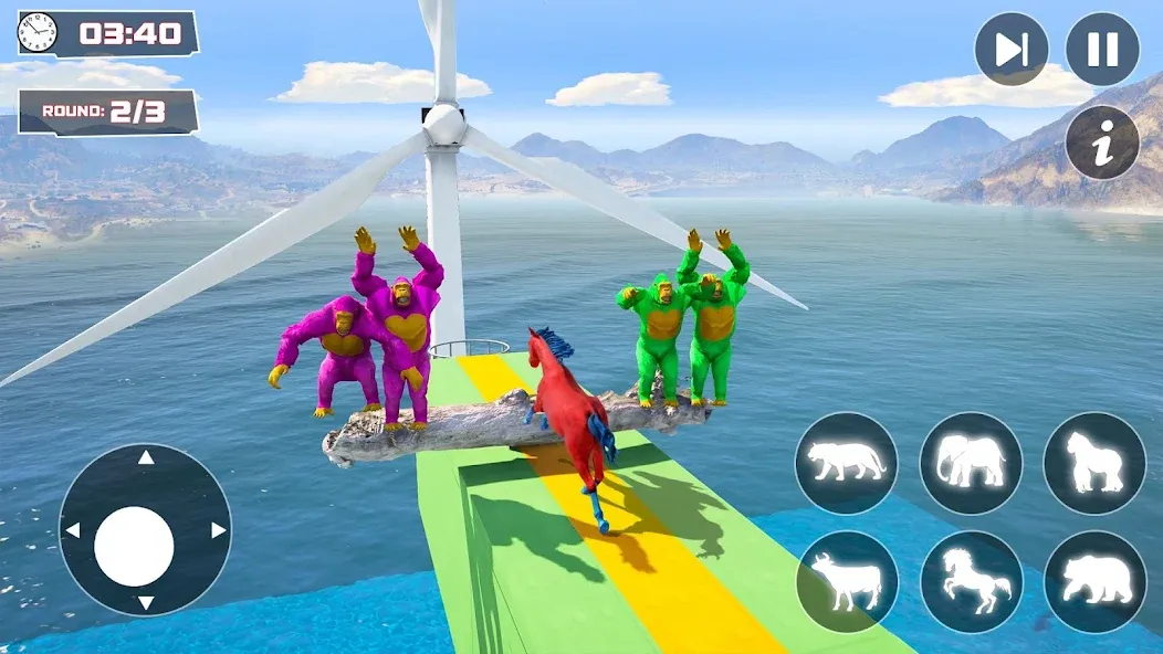 Скачать GT Animal 3D: Racing Game мод — Безлимитные деньги и топливо — скриншот 4