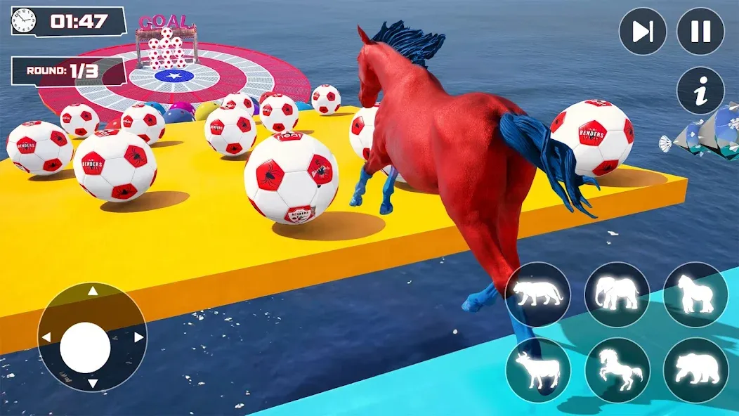 Скачать GT Animal 3D: Racing Game мод — Безлимитные деньги и топливо — скриншот 5